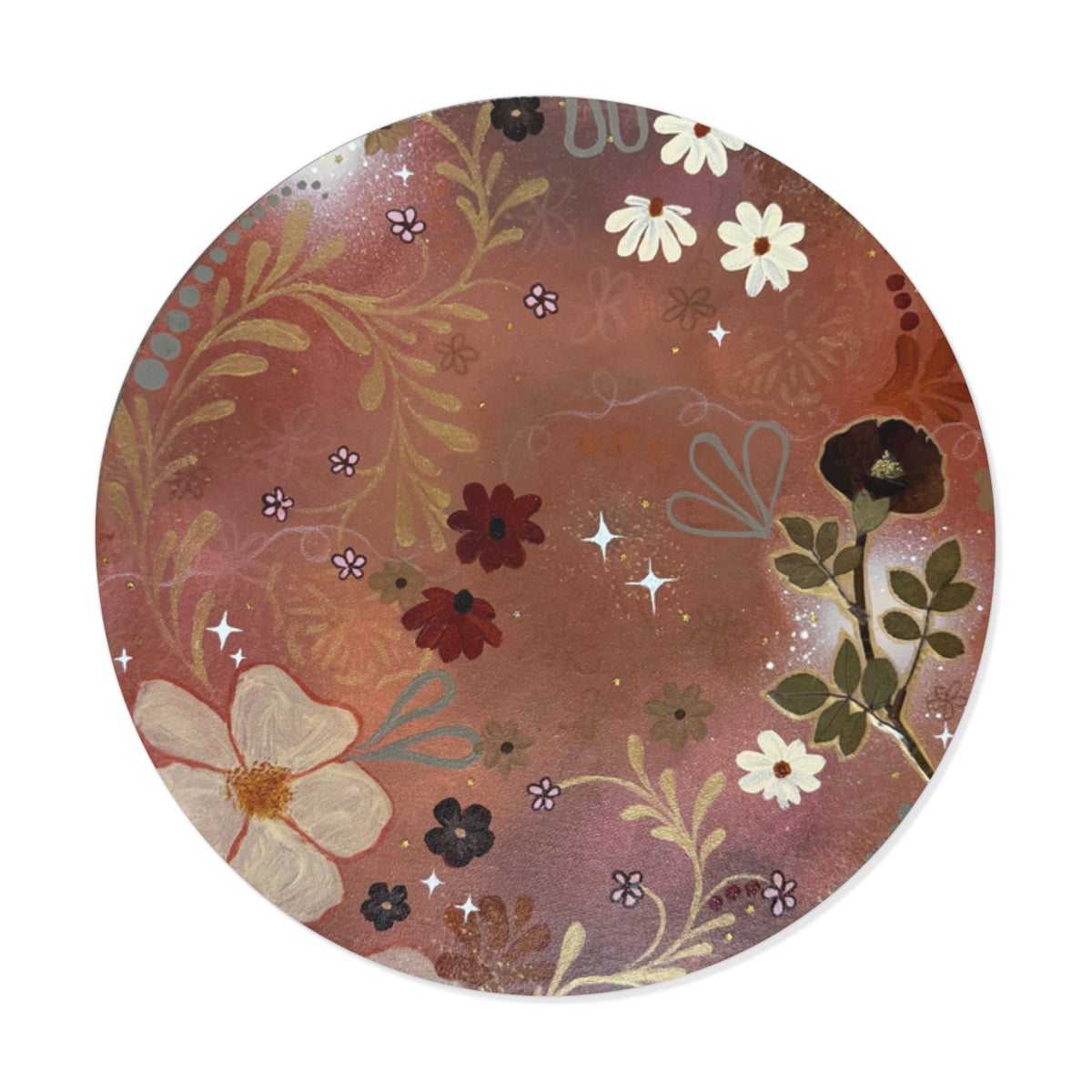 In Full Bloom Round Vinyl Sticker